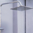 Contemporary Showerhead Combination Dual Showerhead Stainless Steel Wall-Mounted Showerhead