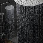 Contemporary Showerhead Combination Dual Showerhead Stainless Steel Wall-Mounted Showerhead