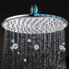 Contemporary Showerhead Combination Dual Showerhead Stainless Steel Wall-Mounted Showerhead