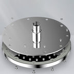 Contemporary Showerhead Combination Dual Showerhead Stainless Steel Wall-Mounted Showerhead