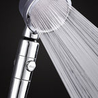 Contemporary Showerhead Combination Dual Showerhead Stainless Steel Wall-Mounted Showerhead