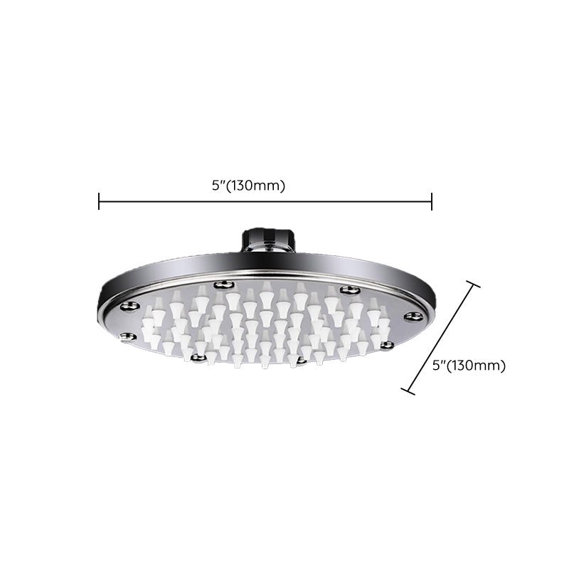 Contemporary Showerhead Combination Dual Showerhead Stainless Steel Wall-Mounted Showerhead