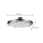 Contemporary Showerhead Combination Dual Showerhead Stainless Steel Wall-Mounted Showerhead