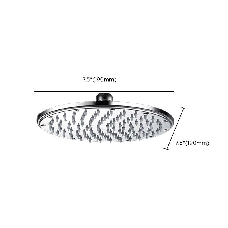 Contemporary Showerhead Combination Dual Showerhead Stainless Steel Wall-Mounted Showerhead