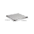 Contemporary Showerhead Combination Dual Showerhead Stainless Steel Wall-Mounted Showerhead