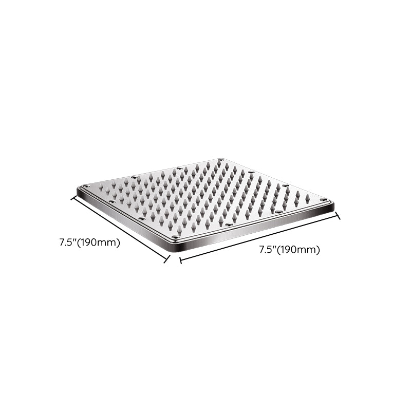 Contemporary Showerhead Combination Dual Showerhead Stainless Steel Wall-Mounted Showerhead