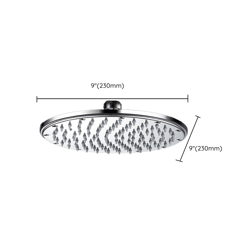 Contemporary Showerhead Combination Dual Showerhead Stainless Steel Wall-Mounted Showerhead