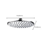 Contemporary Showerhead Combination Dual Showerhead Stainless Steel Wall-Mounted Showerhead