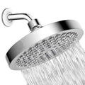 Contemporary Shower Combination Fixed Shower Head Stainless Steel Wall Mounted Round Shower Head