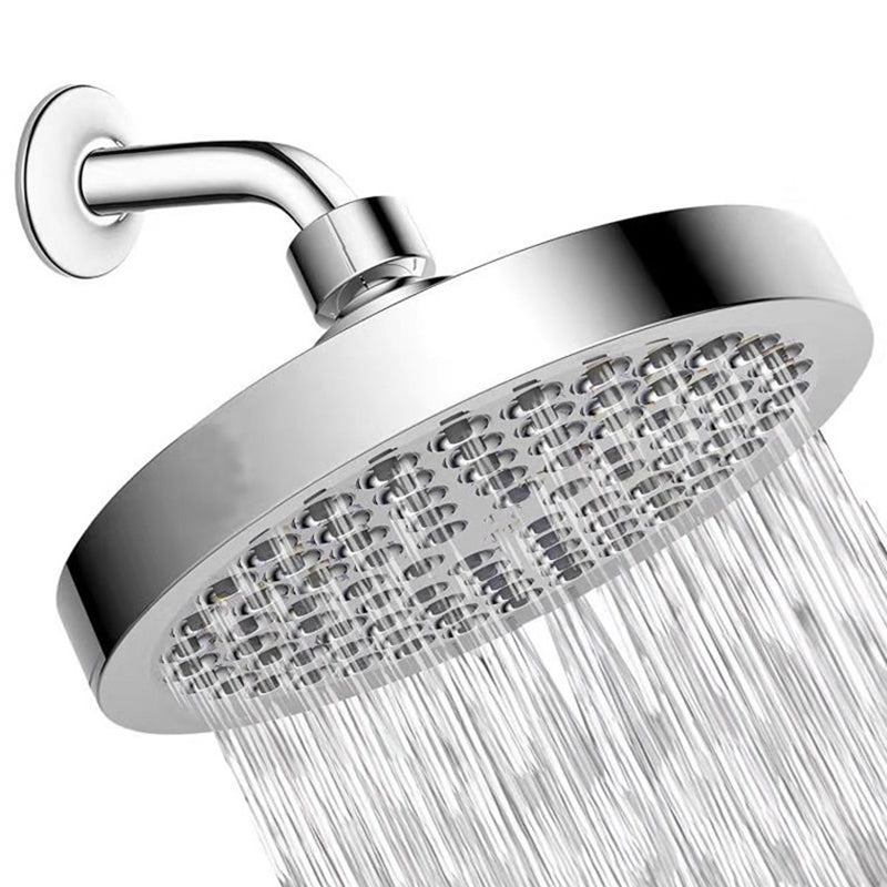 Contemporary Shower Combination Fixed Shower Head Stainless Steel Wall Mounted Round Shower Head