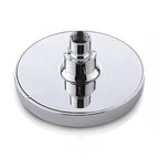 Contemporary Shower Combination Fixed Shower Head Stainless Steel Wall Mounted Round Shower Head