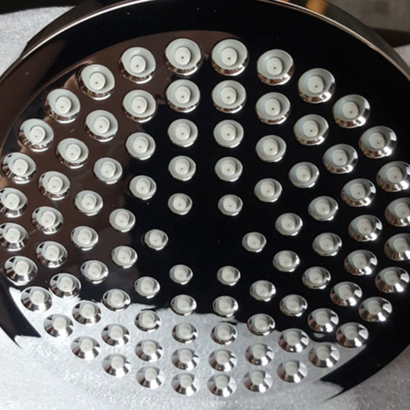 Contemporary Shower Combination Fixed Shower Head Stainless Steel Wall Mounted Round Shower Head