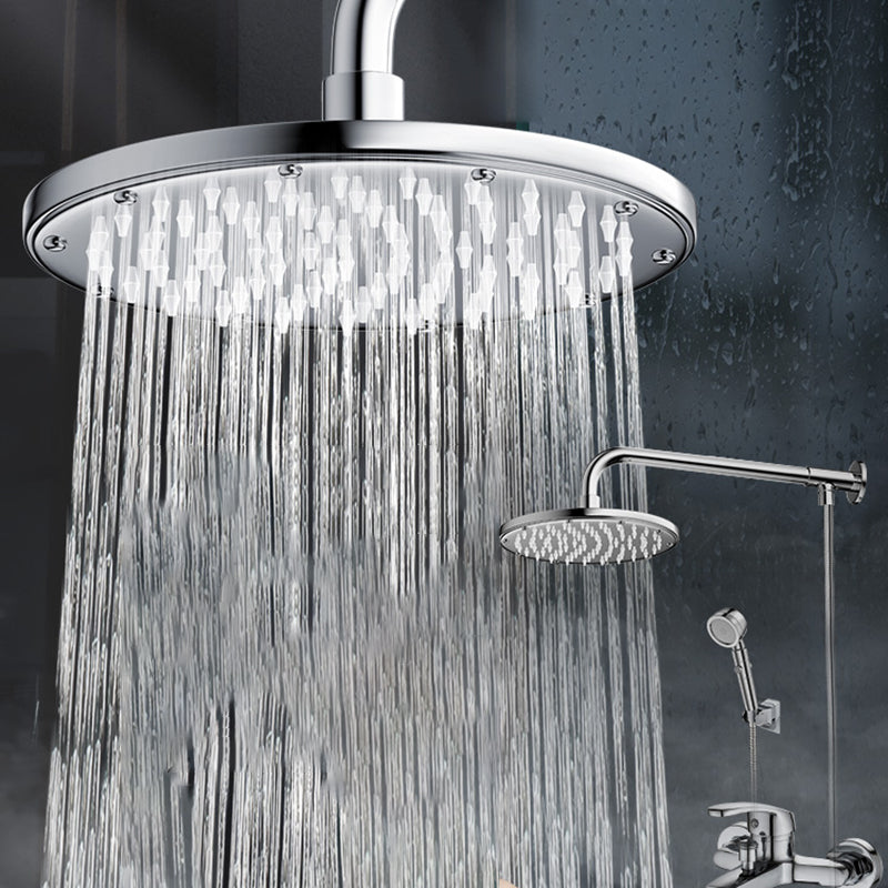 Contemporary Shower Head Combination Polished Stainless Steel Ceiling Mounted Shower Head