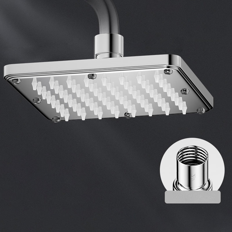 Contemporary Shower Head Combination Polished Stainless Steel Ceiling Mounted Shower Head