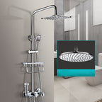 Contemporary Shower Head Combination Polished Stainless Steel Ceiling Mounted Shower Head