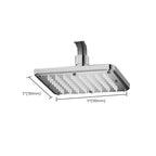 Contemporary Shower Head Combination Polished Stainless Steel Ceiling Mounted Shower Head