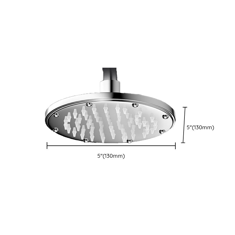 Contemporary Shower Head Combination Polished Stainless Steel Ceiling Mounted Shower Head