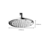 Contemporary Shower Head Combination Polished Stainless Steel Ceiling Mounted Shower Head