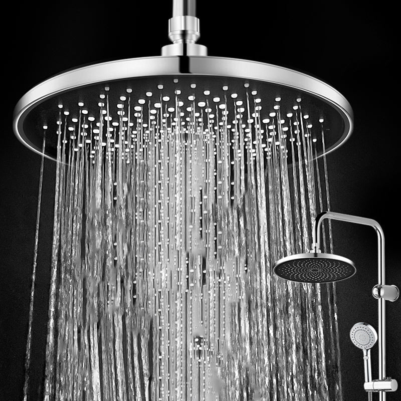 Contemporary Showerhead Combination Rainfall Chrome Wall Mount Showerhead