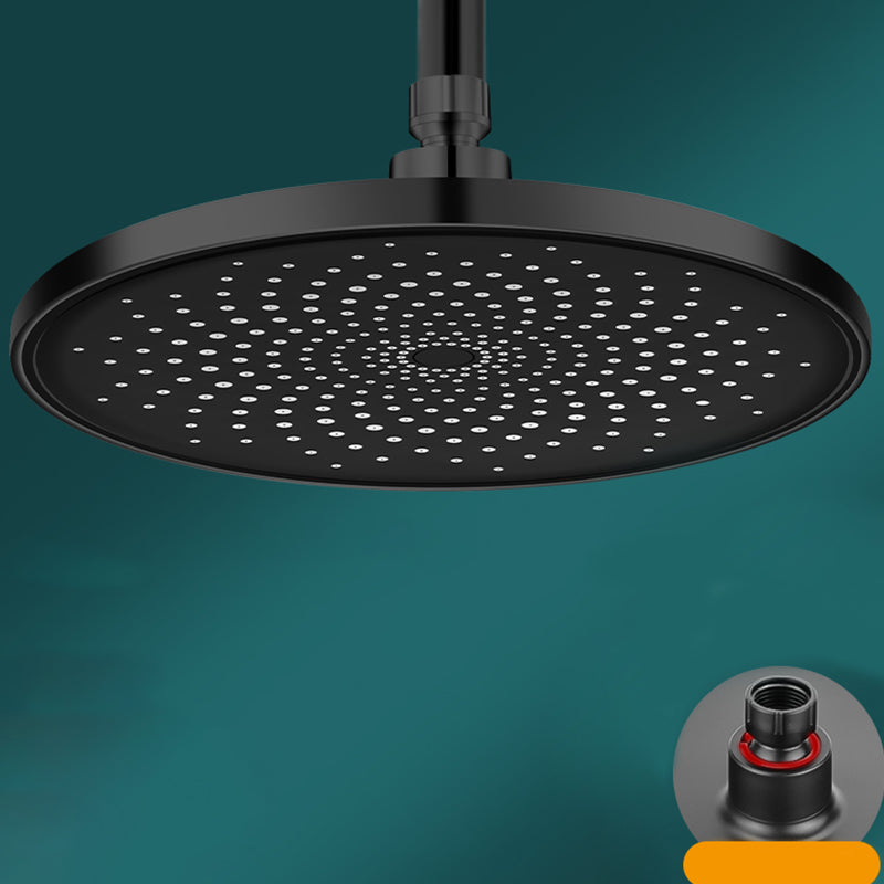 Contemporary Showerhead Combination Rainfall Chrome Wall Mount Showerhead