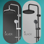 Contemporary Showerhead Combination Rainfall Chrome Wall Mount Showerhead