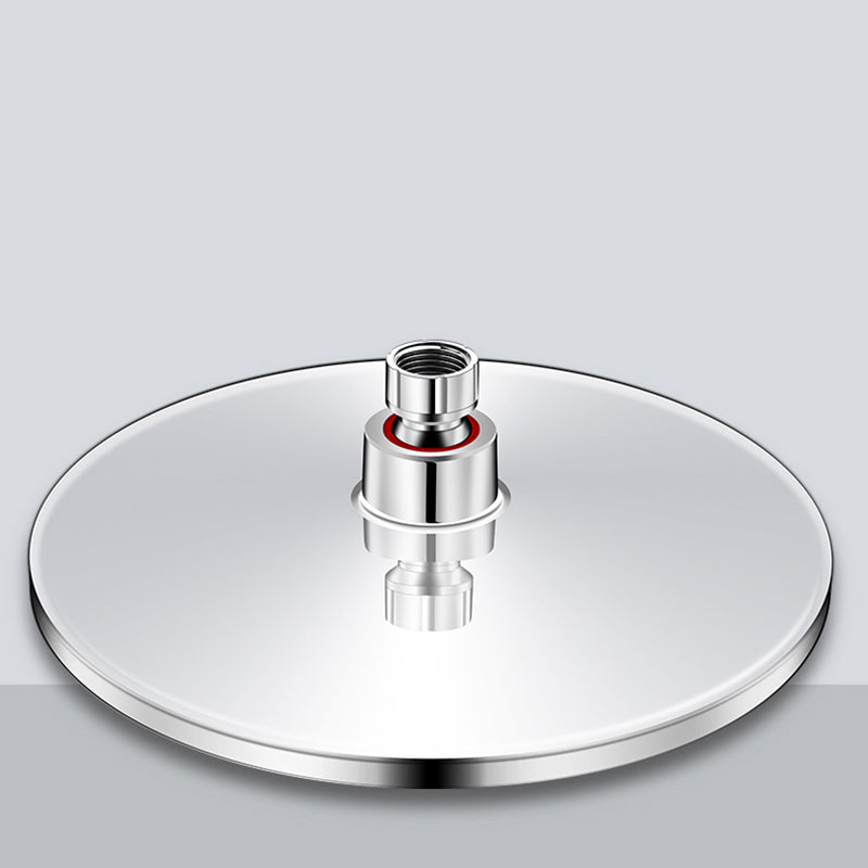 Contemporary Showerhead Combination Rainfall Chrome Wall Mount Showerhead