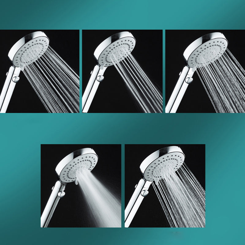 Contemporary Showerhead Combination Rainfall Chrome Wall Mount Showerhead