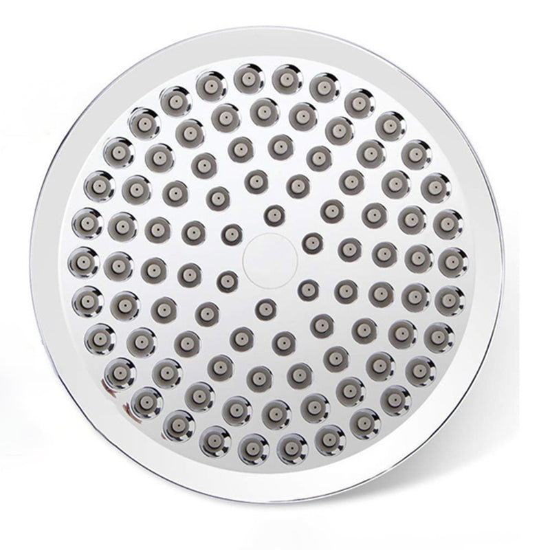Contemporary Shower Combination Double Shower Head Chrome Wall Mounted Round Shower Head