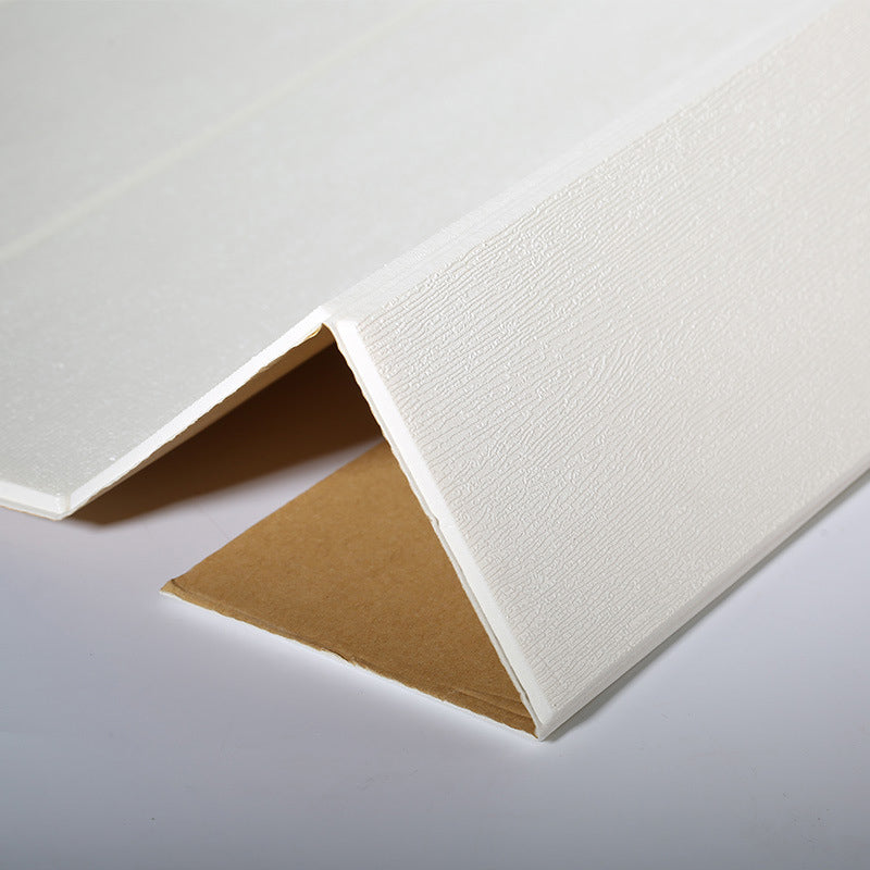 Modern Wood Paneling Smooth Wall Indoor Wood Planks Set of 2