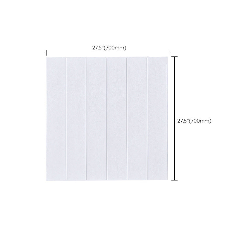 Modern Wood Paneling Smooth Wall Indoor Wood Planks Set of 2