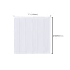Modern Wood Paneling Smooth Wall Indoor Wood Planks Set of 2