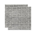 Farmhouse Wall Panel 3D Brick Bedroom and Living Room Wall Panels Set of 2