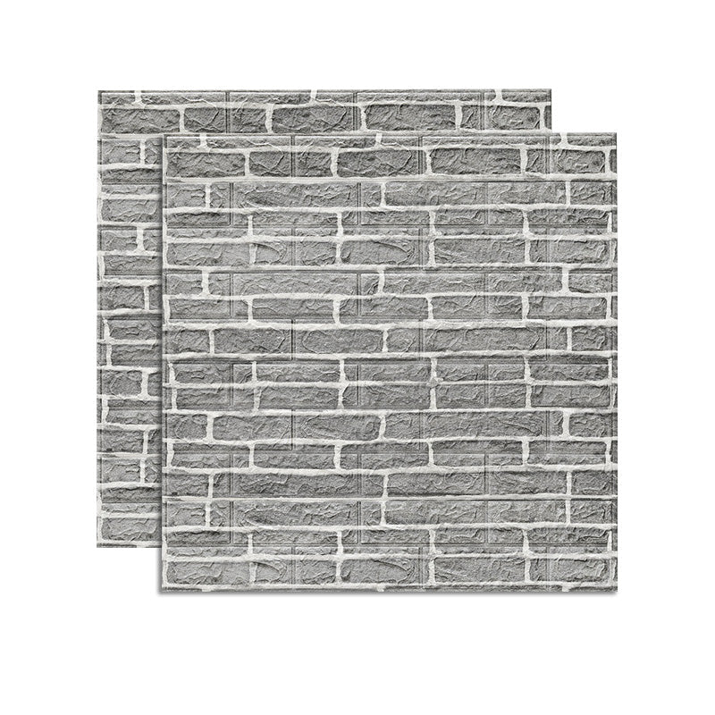 Farmhouse Wall Panel 3D Brick Bedroom and Living Room Wall Panels Set of 2