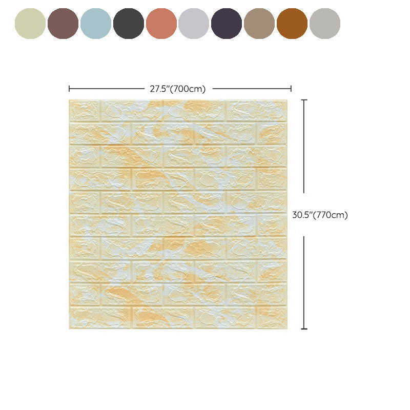 Farmhouse Wall Panel 3D Brick Bedroom and Living Room Wall Panels Set of 2
