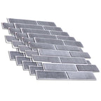 Industrial Wall Panel 3D Brick Bathroom Living Room Wall Panels Set of 5