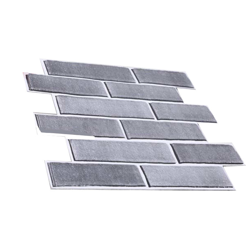 Industrial Wall Panel 3D Brick Bathroom Living Room Wall Panels Set of 5