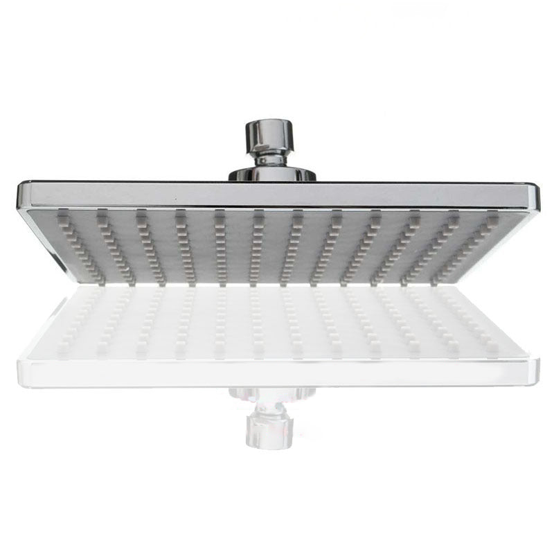 Contemporary Shower Combination Fixed Shower Head Chrome Ceiling Mounted Shower Head