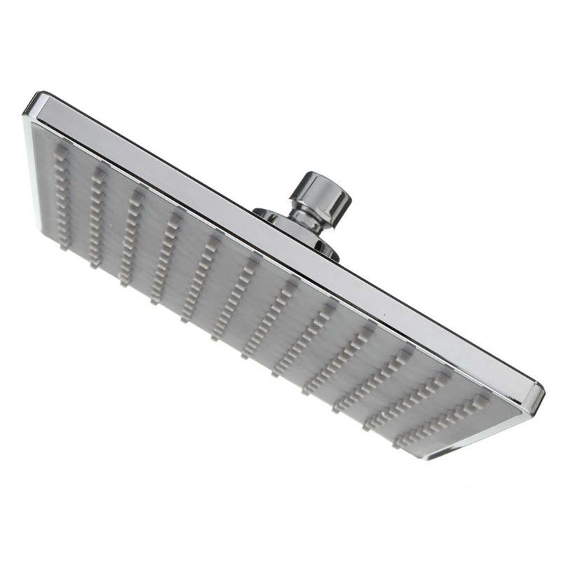 Contemporary Shower Combination Fixed Shower Head Chrome Ceiling Mounted Shower Head