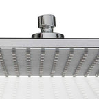 Contemporary Shower Combination Fixed Shower Head Chrome Ceiling Mounted Shower Head