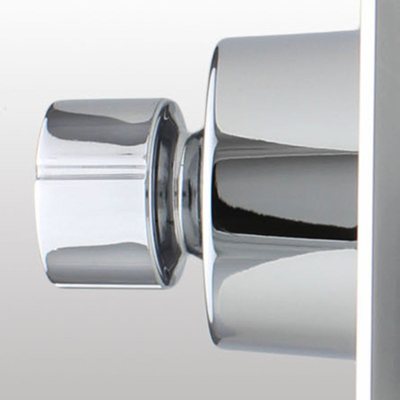 Contemporary Shower Combination Fixed Shower Head Chrome Ceiling Mounted Shower Head
