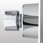 Contemporary Shower Combination Fixed Shower Head Chrome Ceiling Mounted Shower Head