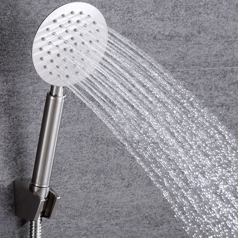 Contemporary Shower Combo Handheld Showerhead Stainless Steel Wall Mounted Showerhead