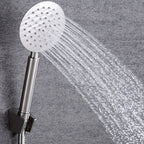 Contemporary Shower Combo Handheld Showerhead Stainless Steel Wall Mounted Showerhead