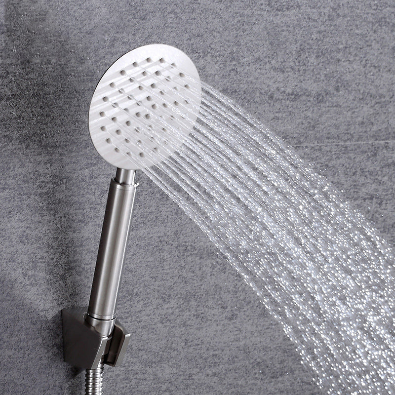 Contemporary Shower Combo Handheld Showerhead Stainless Steel Wall Mounted Showerhead