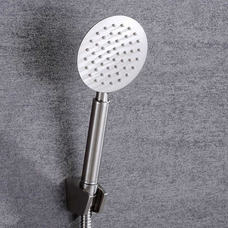 Contemporary Shower Combo Handheld Showerhead Stainless Steel Wall Mounted Showerhead