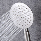 Contemporary Shower Combo Handheld Showerhead Stainless Steel Wall Mounted Showerhead