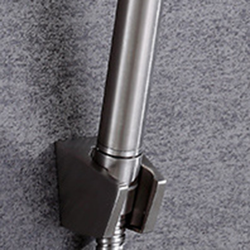 Contemporary Shower Combo Handheld Showerhead Stainless Steel Wall Mounted Showerhead