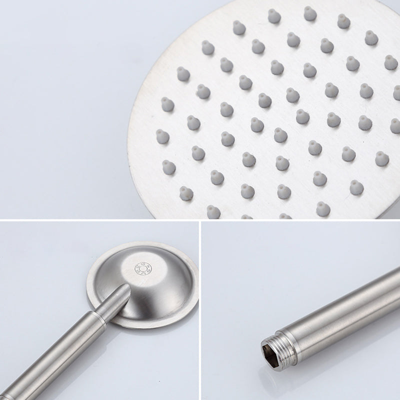 Contemporary Shower Combo Handheld Showerhead Stainless Steel Wall Mounted Showerhead