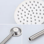 Contemporary Shower Combo Handheld Showerhead Stainless Steel Wall Mounted Showerhead