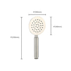 Contemporary Shower Combo Handheld Showerhead Stainless Steel Wall Mounted Showerhead